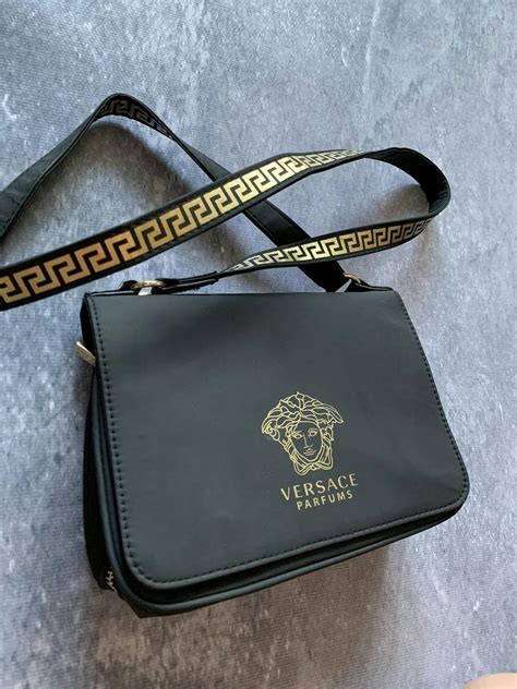 versace parfums shoulder bag|versace shoulder bag women's.